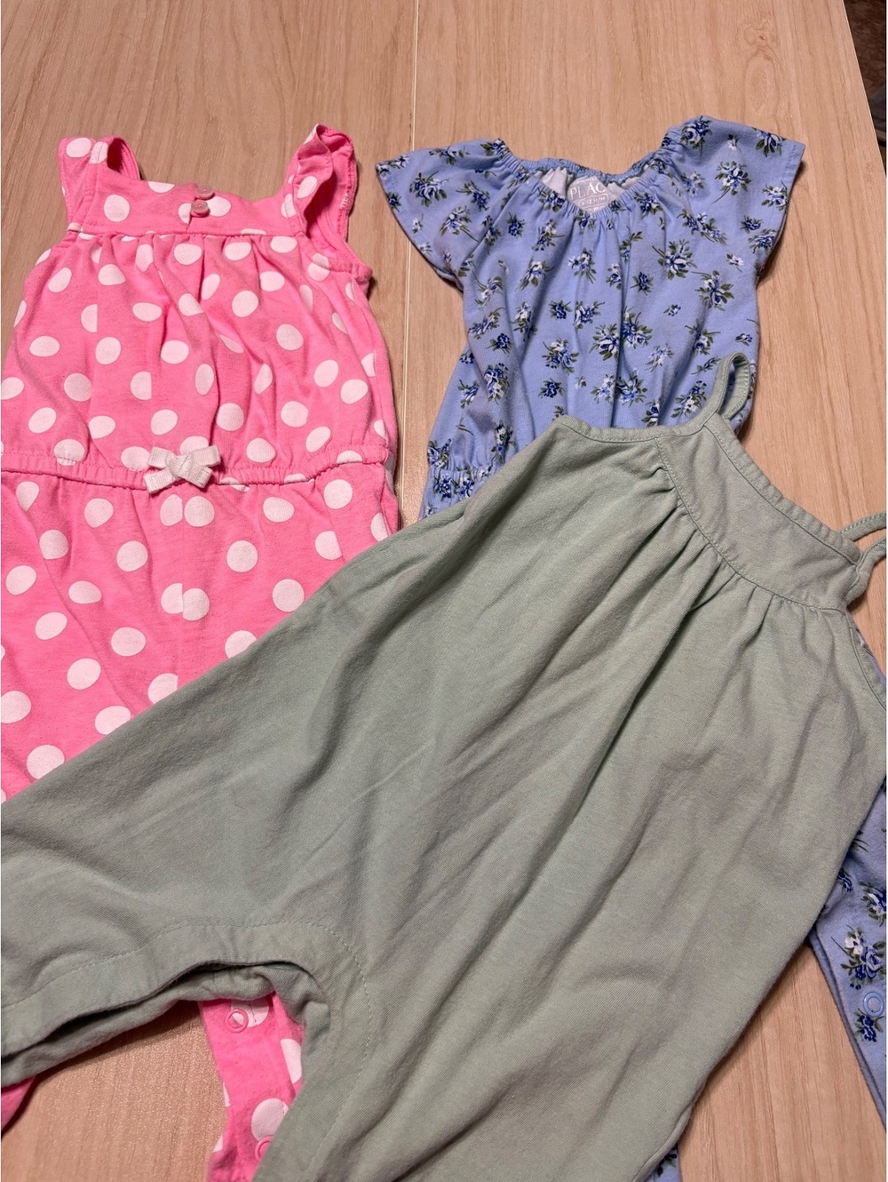 Bundle of 3 6-12 month Short Sleeve/Long Pants Jumpers